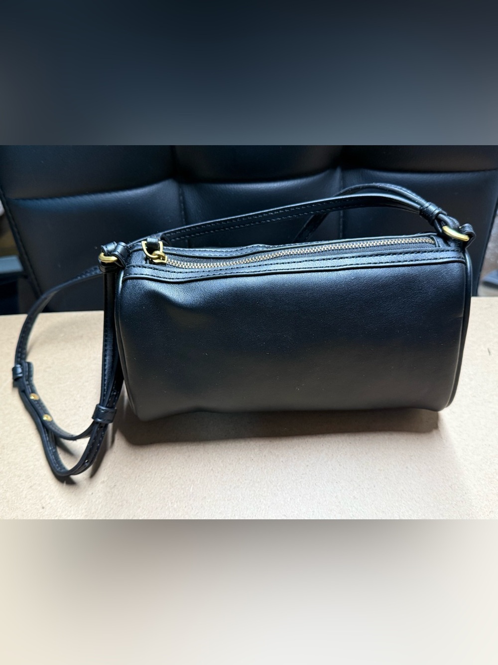 ZARA Crossbody Satchel With Mini Studs